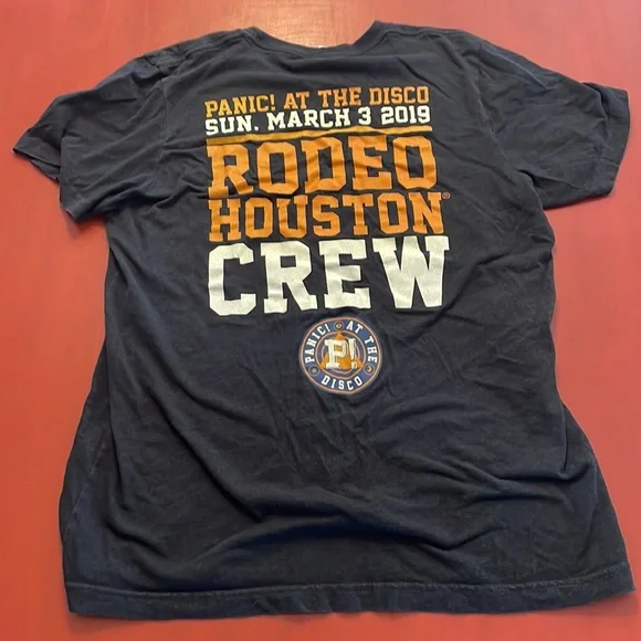 Rare Panic at the Disco! Houston Rodeo Crew 2019 T-Shirt. - Picture 6 of 7